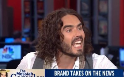 Russell Brand Lectures MSNBC on “Superficial” Media Agenda